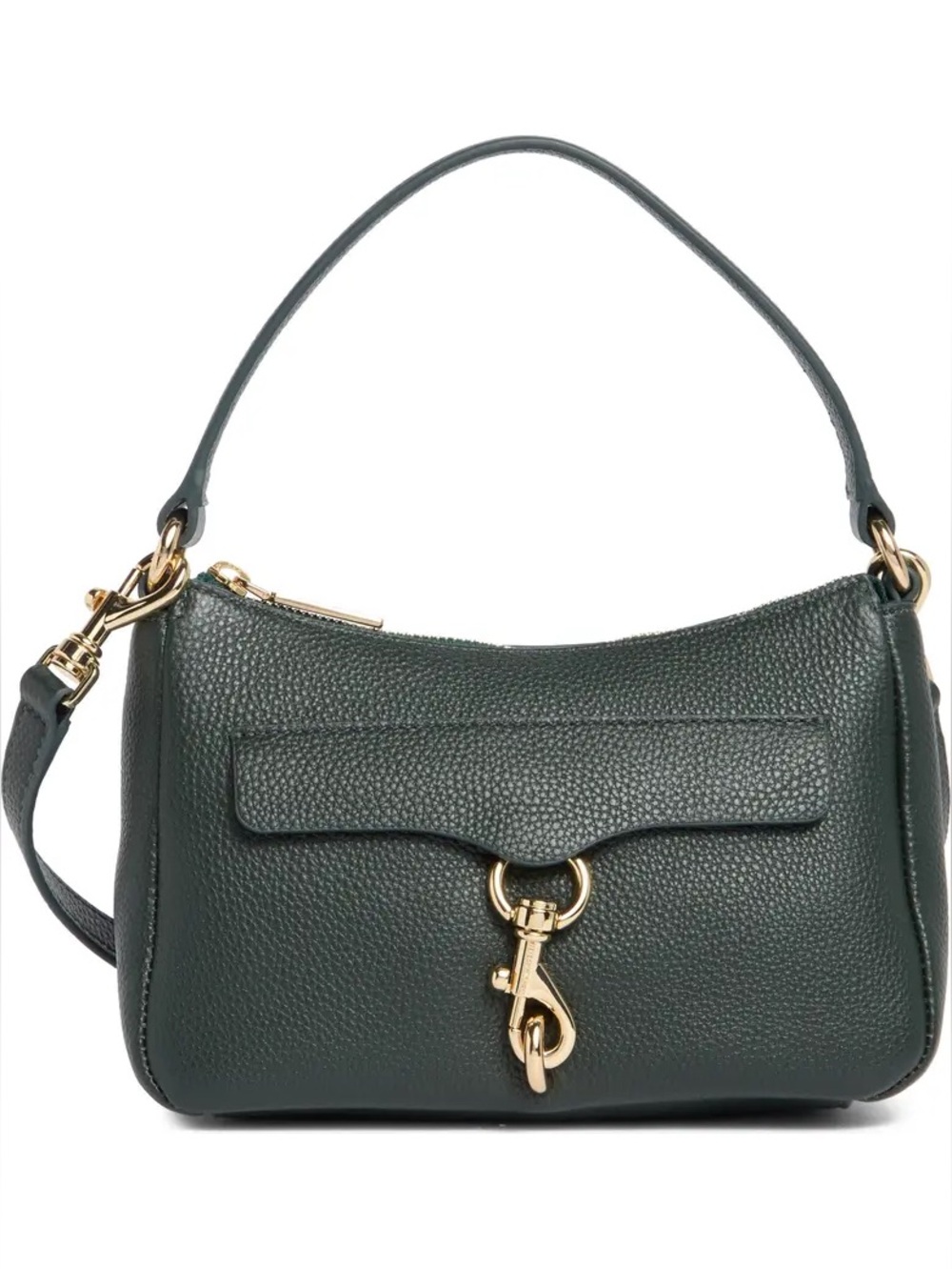 Rebecca Minkoff Megan Mini Leather Shoulder Bag Green